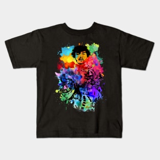 Jackman Thomas Harlow - Watercolour Art Styles Kids T-Shirt